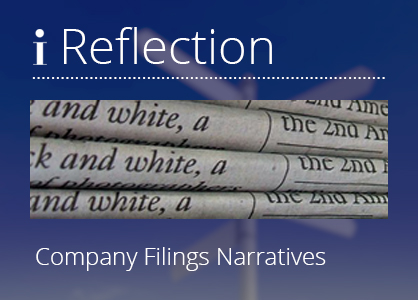 Company filings narratives – a wealth of ESG analysis data